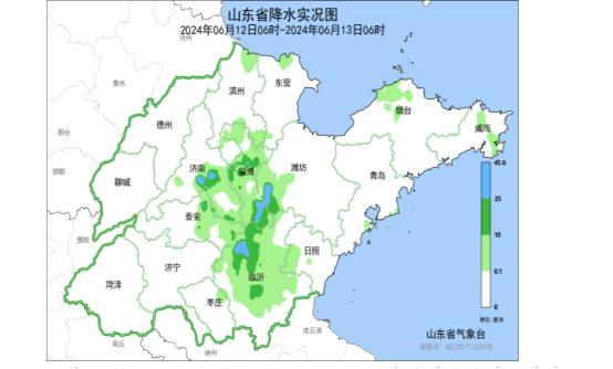 过去24小时山东30县(区市)降水!高温橙警持续,明起大范围降水