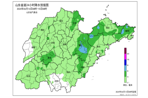 过去24小时山东30县(区市)降水!高温橙警持续,明起大范围降水