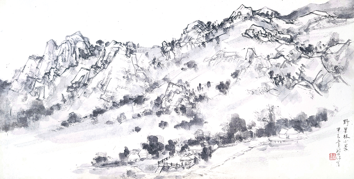 王磐德速写作品欣赏（五）：野果林小景