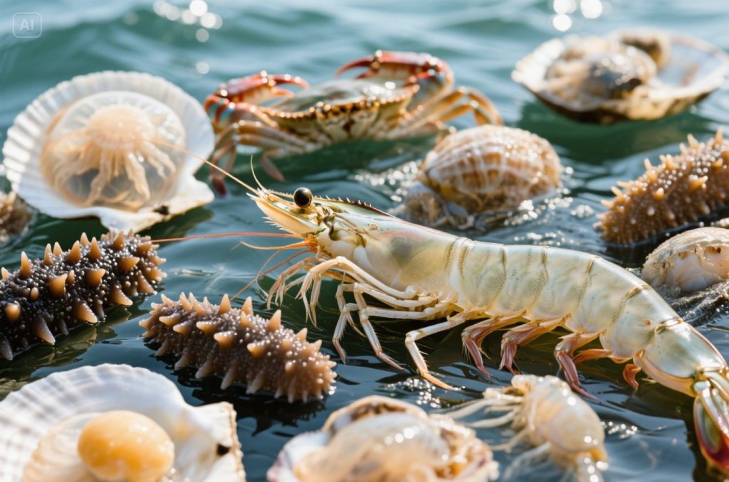 中国对虾、长毛对虾、扇贝、梭子蟹、海蜇、海参等，有效推动了鱼贝类资源恢复。 (3).jpeg