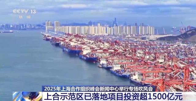 青岛的上合示范区已落地项目总投资额超1500亿元