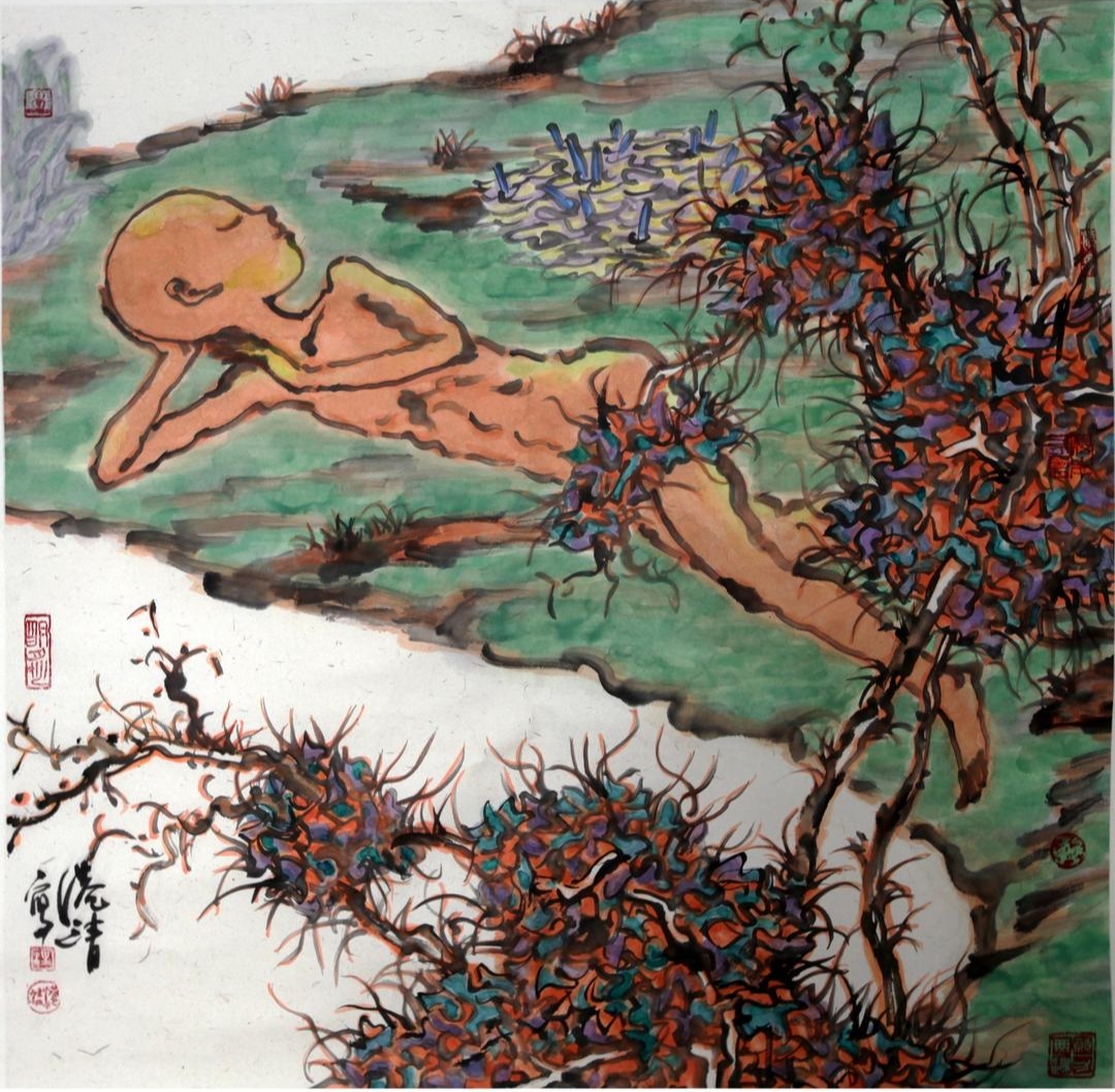 汪港清作品展现天人合一之美