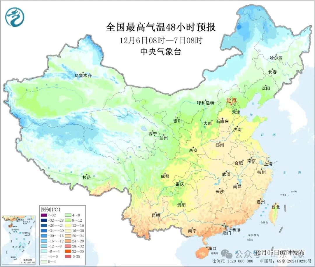 气温又要起飞了！预计12月山东降水偏少，气温略偏高