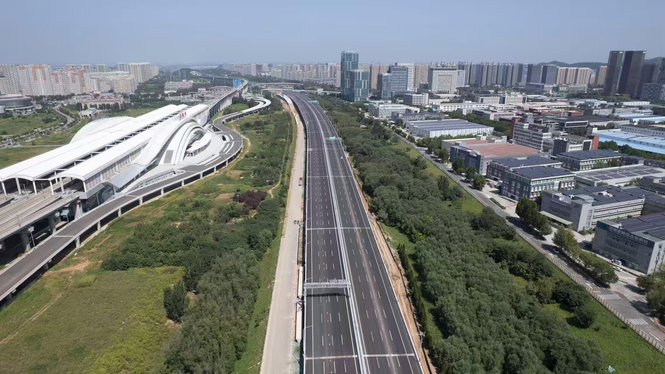 双向八车道！济南绕城高速小许家至港沟段改扩建全线通车运营