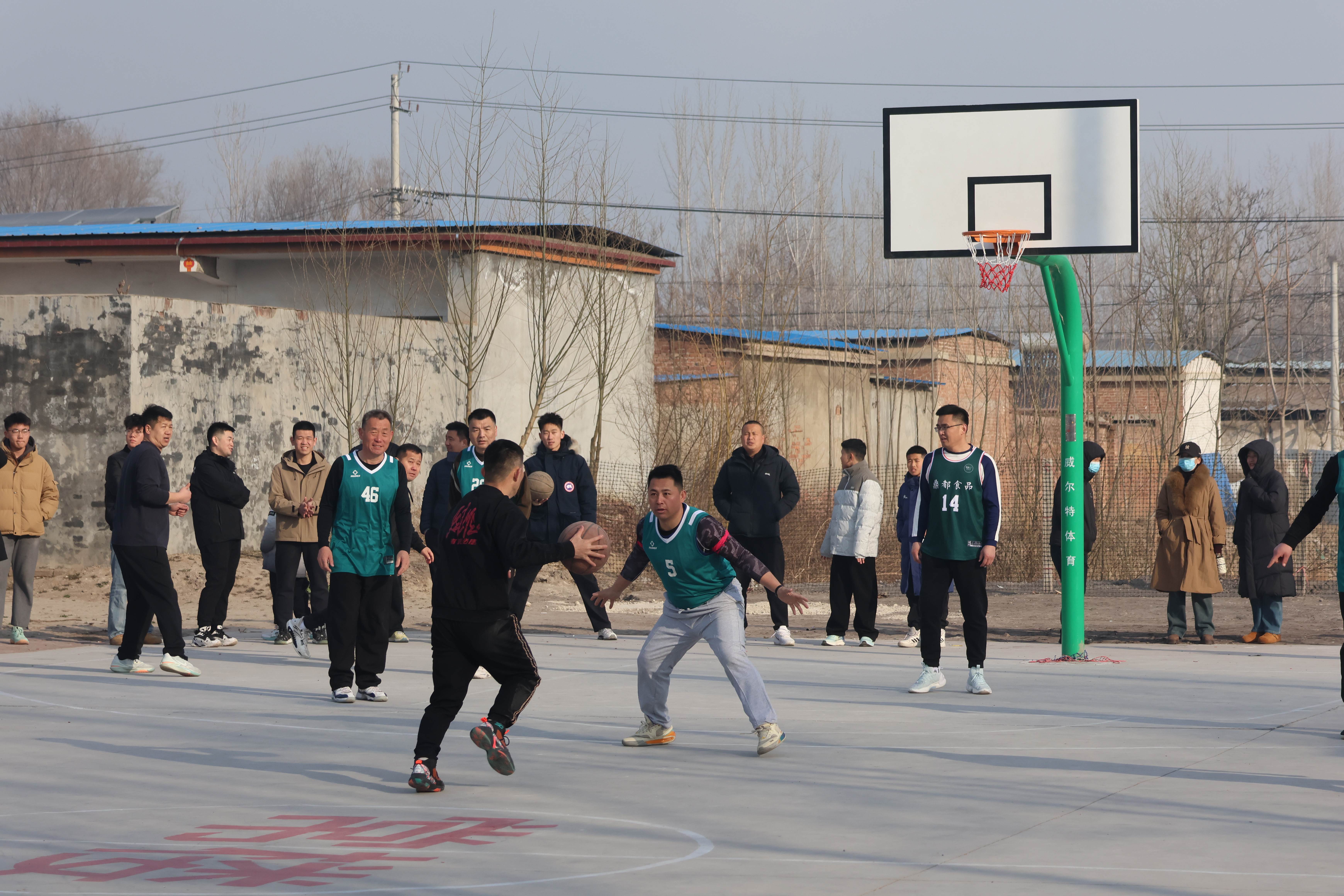 新春走基层丨“村BA”燃动鲁西小村庄 图1