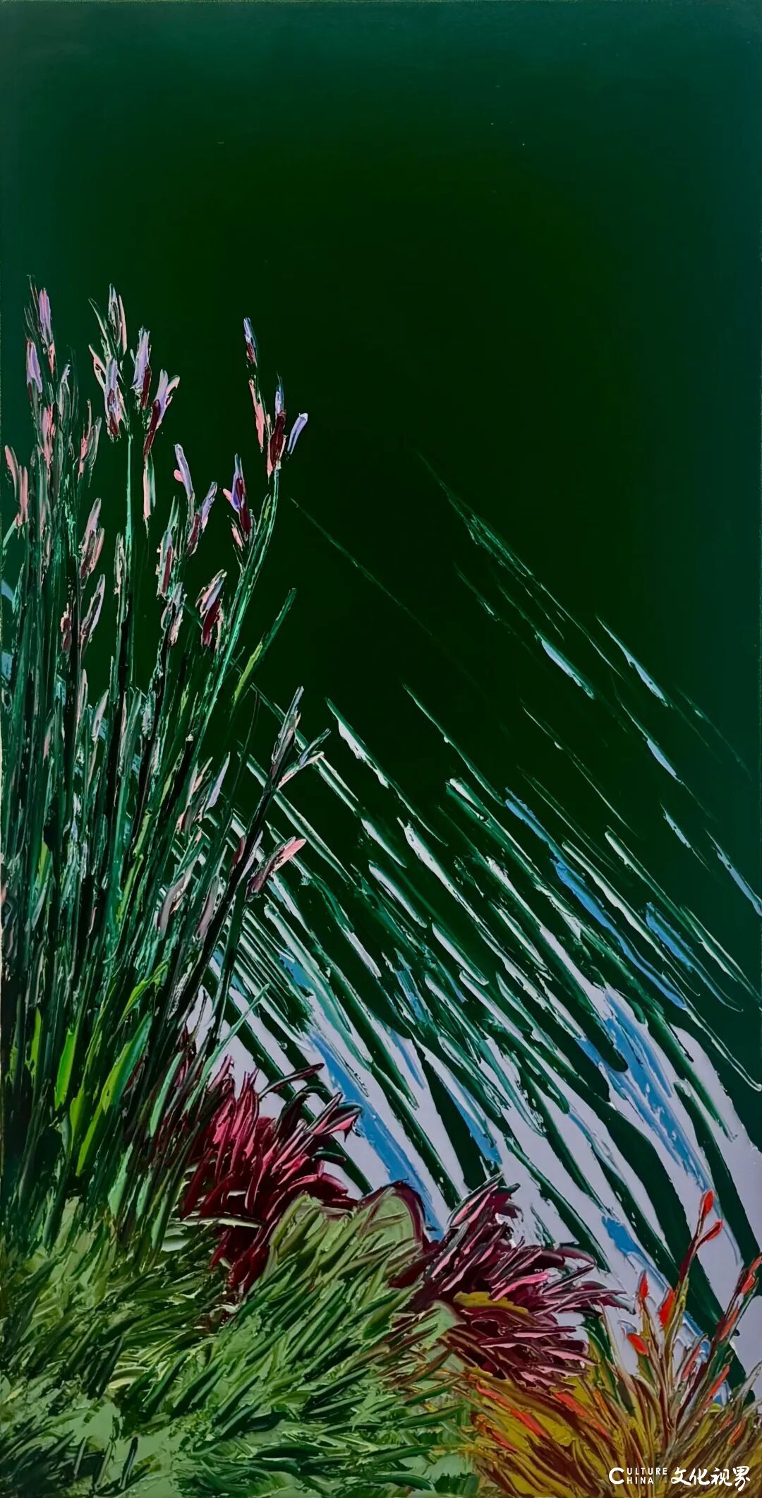 洪浩昌·油画写生| 以刀笔刻写山峦筋骨，用色彩唤醒自然本真_大众新闻_